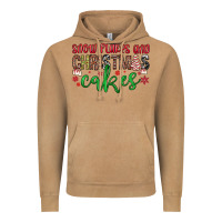 Vintage Camel Snowflakes and Christmas cakes Vintage Hoodie - JahusDesignShop
