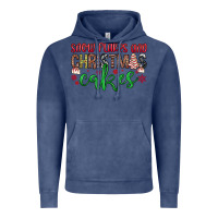 Vintage Denim Snowflakes and Christmas cakes Vintage Hoodie - JahusDesignShop