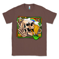 Chestnut st patricks day peace skull Classic Tee - Jasminsmagicworld