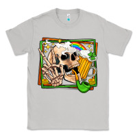 Moon Dust st patricks day peace skull Classic Tee - Jasminsmagicworld