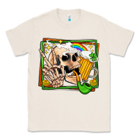 Natural st patricks day peace skull Classic Tee - Jasminsmagicworld