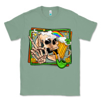 Sage st patricks day peace skull Classic Tee - Jasminsmagicworld