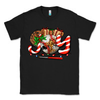 Black joy with baseball and christmas gift and candies Classic Tee - AdoDesignShop