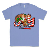 Colony Blue joy with baseball and christmas gift and candies Classic Tee - AdoDesignShop