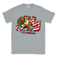 Heather Grey joy with baseball and christmas gift and candies Classic Tee - AdoDesignShop