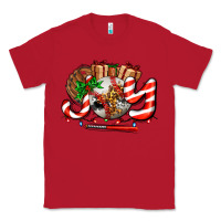 Red joy with baseball and christmas gift and candies Classic Tee - AdoDesignShop