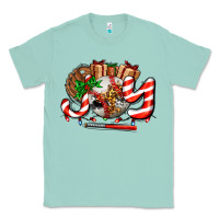 Seafoam joy with baseball and christmas gift and candies Classic Tee - AdoDesignShop