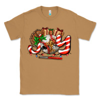 Joy With Baseball And Christmas Gift And Candies Classic Tee | Teevron
