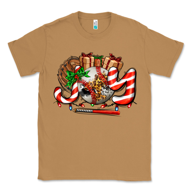 Joy With Baseball And Christmas Gift And Candies Classic Tee by AdoDesignShop | Teevron
