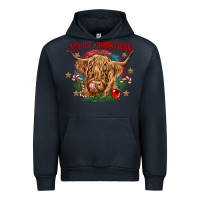 Navy mooey christmas Urban Hoodie - CowGirlArtShop