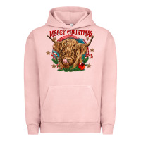Pigment Salmon mooey christmas Urban Hoodie - CowGirlArtShop