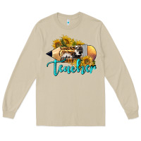 Mushroom Western Teacher Pencil Long Sleeve Tee - LillyAllenDesigns