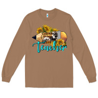 Toasted Coconut Western Teacher Pencil Long Sleeve Tee - LillyAllenDesigns