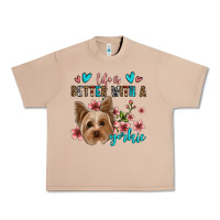 Burro life is better with a yorkie Urban Heavy Tee - Jasminsmagicworld