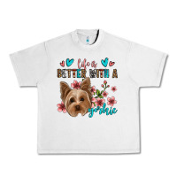 Lunar Rock life is better with a yorkie Urban Heavy Tee - Jasminsmagicworld