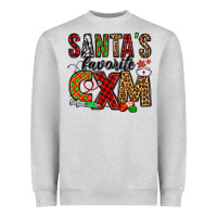 Heather Grey santa's favorite cxm Heavyweight Sweatshirt - Jasminsmagicworld