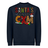 Navy santa's favorite cxm Heavyweight Sweatshirt - Jasminsmagicworld