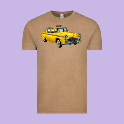 Taxi Cab Vintage Tee Designed By Artiststas