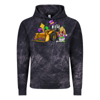 Cloud Black mardi gras gnome bulldozer Vintage Hoodie - JahusDesignShop