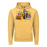 Mardi Gras Gnome Bulldozer Vintage Hoodie | Teevron