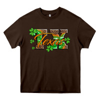 Chocolate Brown st patricks day texas Heavy Core Tee - Artiststas