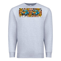 Heather Grey Fall truck Premium Sweatshirt - Artiststas