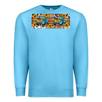 Ocean Blue Fall truck Premium Sweatshirt - Artiststas