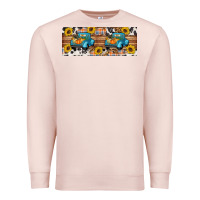 Pale Pink Fall truck Premium Sweatshirt - Artiststas