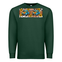 Sports Green Fall truck Premium Sweatshirt - Artiststas