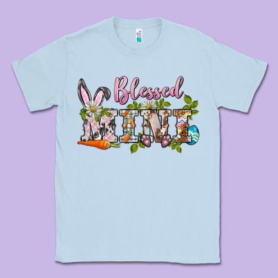 Blessed Mini Easter Classic Tee Designed By Barkaloodesign