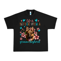 Black life is better with a german shepherd Urban Heavy Tee - Jasminsmagicworld