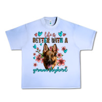 Grape Ice life is better with a german shepherd Urban Heavy Tee - Jasminsmagicworld