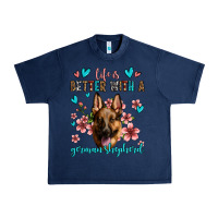 Navy life is better with a german shepherd Urban Heavy Tee - Jasminsmagicworld