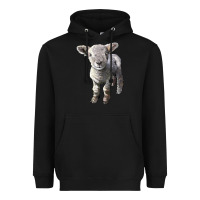 Black southdown baby sheep Heavyweight Hoodie - LillyAllenDesigns