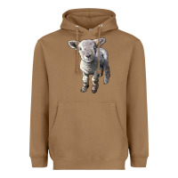 Toasted Coconut southdown baby sheep Heavyweight Hoodie - LillyAllenDesigns