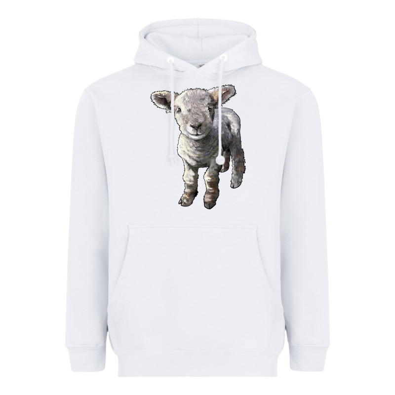 Southdown Baby Sheep Heavyweight Hoodie by LillyAllenDesigns | Teevron