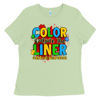 Matcha color outside the liner autism awareness Ladies Tee - JahusDesignShop