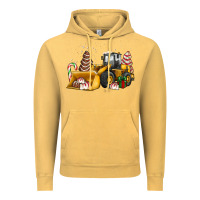 Vintage Mustard little debbie tree cakes bulldozer Vintage Hoodie - JahusDesignShop