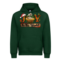 Forest Green joy to the world Urban Hoodie - CowGirlArtShop