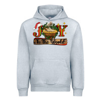 Heather Grey joy to the world Urban Hoodie - CowGirlArtShop