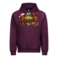 Mauve Wine joy to the world Urban Hoodie - CowGirlArtShop
