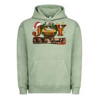 Pigment Oil Green joy to the world Urban Hoodie - CowGirlArtShop
