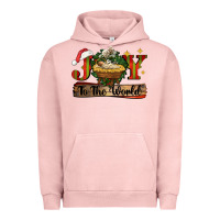 Pigment Salmon joy to the world Urban Hoodie - CowGirlArtShop