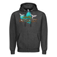 Charcoal Heather perfectly imperfect Zipper Hoodie - NancyCooperArtShop