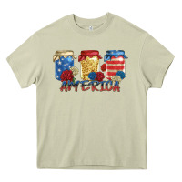 Mossy america mason jar Heavy Core Tee - Zillion Design Studio