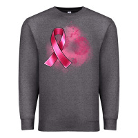 Charcoal Heather breast cancer custom name Premium Sweatshirt - Artiststas