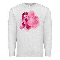 Oatmeal Heather breast cancer custom name Premium Sweatshirt - Artiststas