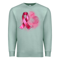 Seafoam breast cancer custom name Premium Sweatshirt - Artiststas