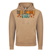 Welcome Fall Vintage Hoodie | Teevron