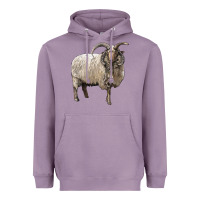 Lavender navajo churro sheep Heavyweight Hoodie - LillyAllenDesigns